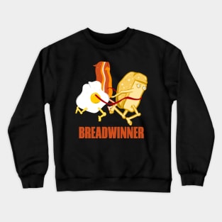 Loaf of bread running Crewneck Sweatshirt